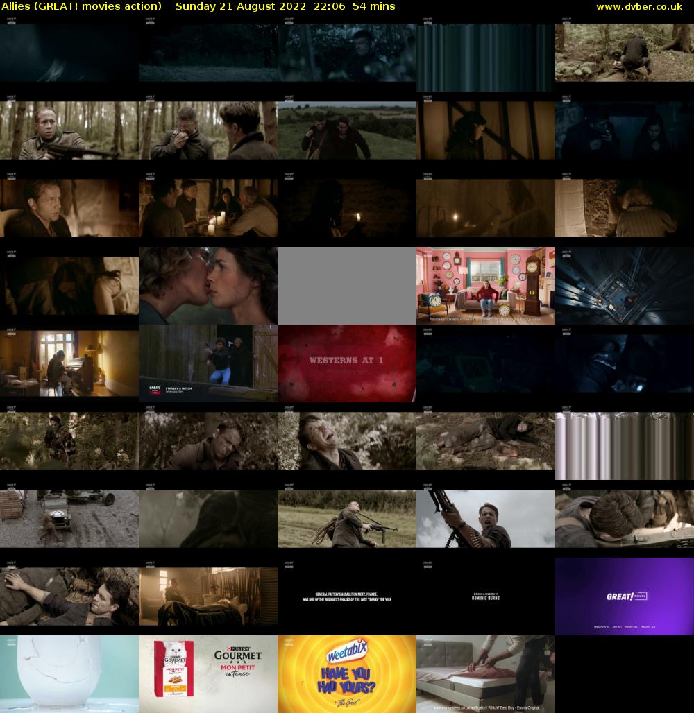 Allies (GREAT! movies action) Sunday 21 August 2022 22:06 - 23:00