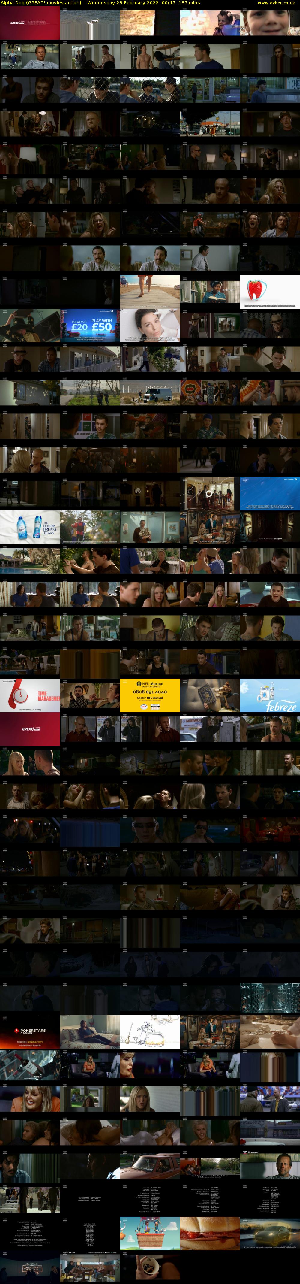 Alpha Dog (GREAT! movies action) Wednesday 23 February 2022 00:45 - 03:00