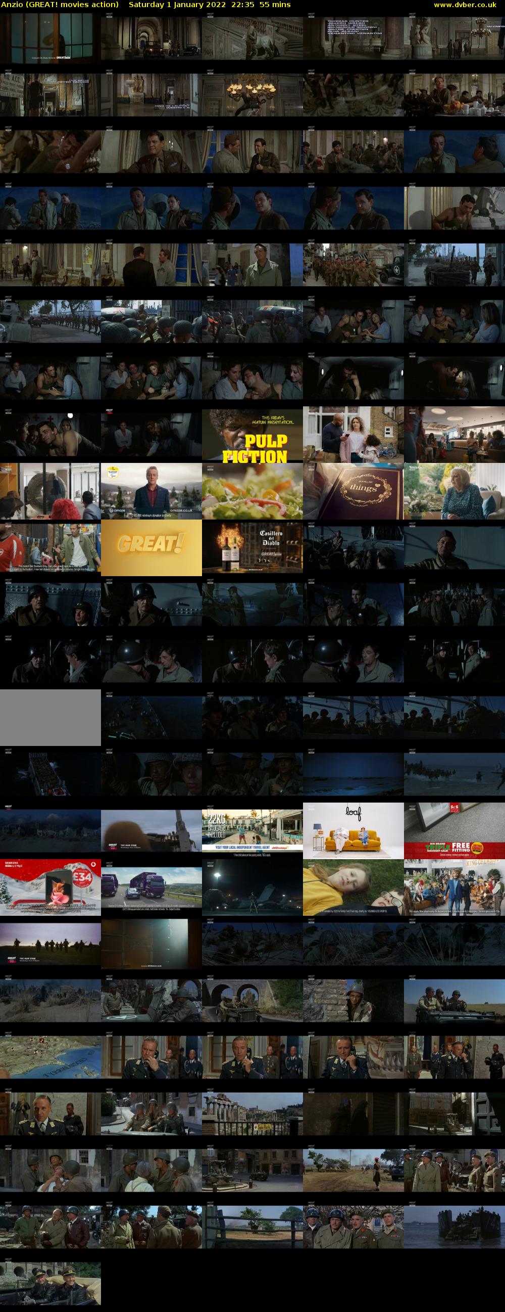 Anzio (GREAT! movies action) Saturday 1 January 2022 22:35 - 23:30