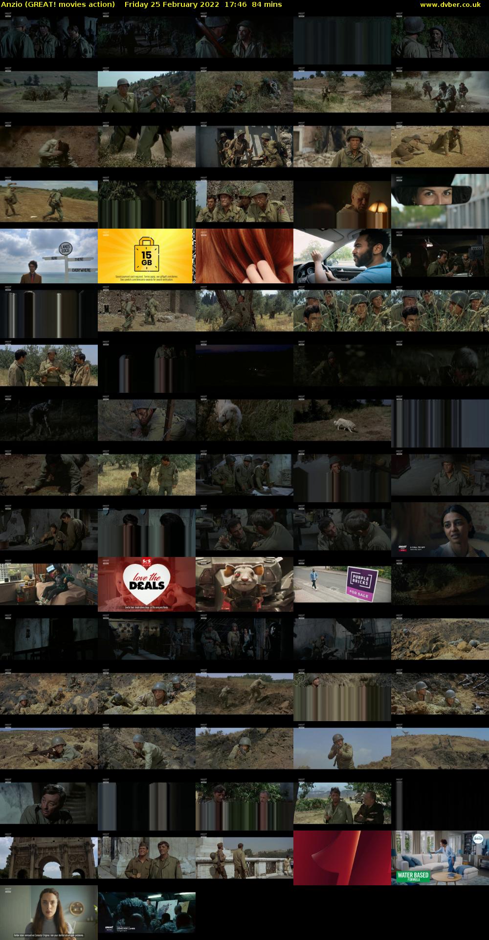 Anzio (GREAT! movies action) Friday 25 February 2022 17:46 - 19:10
