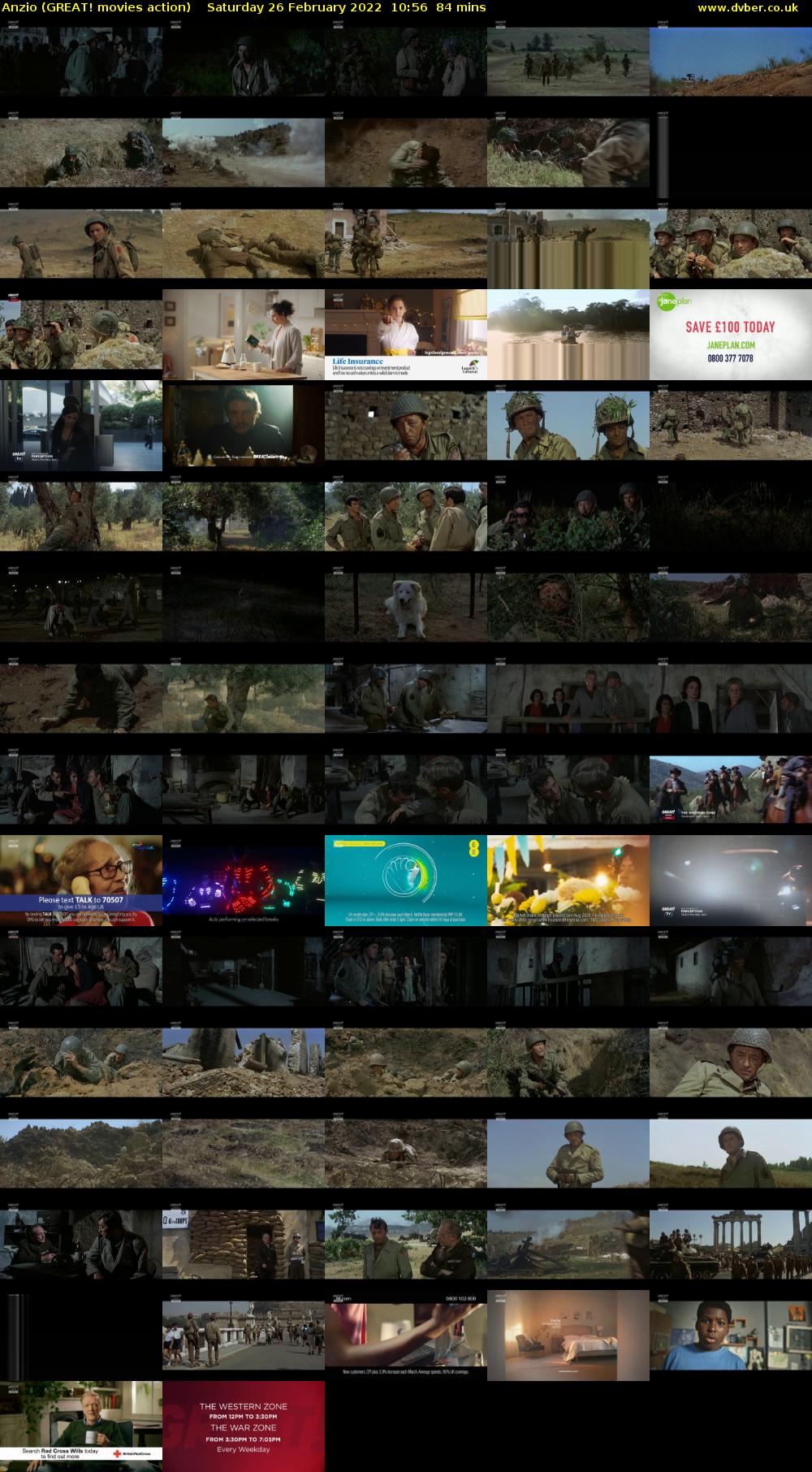 Anzio (GREAT! movies action) Saturday 26 February 2022 10:56 - 12:20