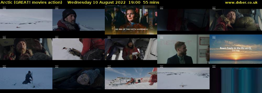 Arctic (GREAT! movies action) Wednesday 10 August 2022 19:00 - 19:55