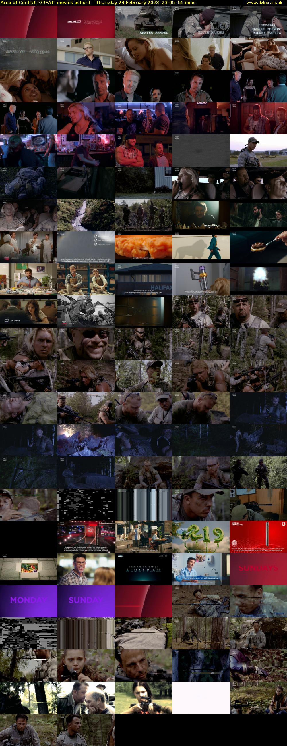 Area of Conflict (GREAT! movies action) Thursday 23 February 2023 23:05 - 00:00
