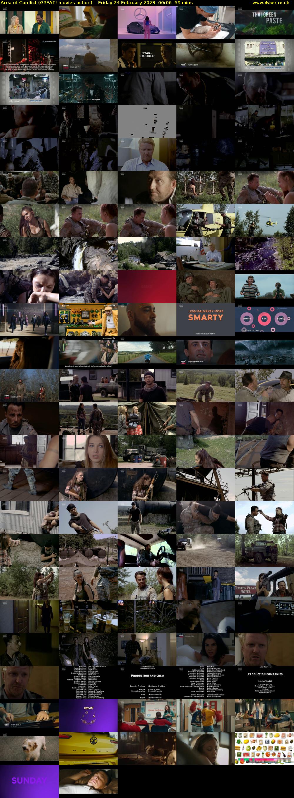 Area of Conflict (GREAT! movies action) Friday 24 February 2023 00:06 - 01:05