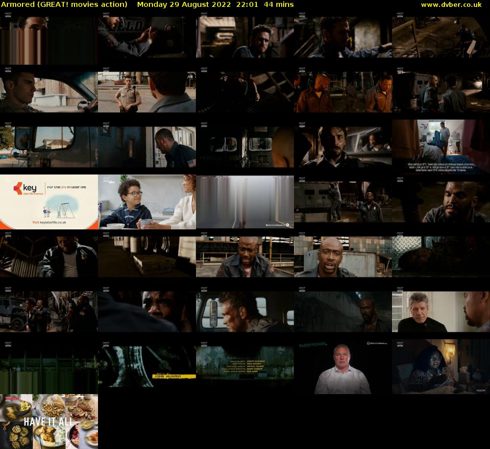Armored (GREAT! movies action) Monday 29 August 2022 22:01 - 22:45