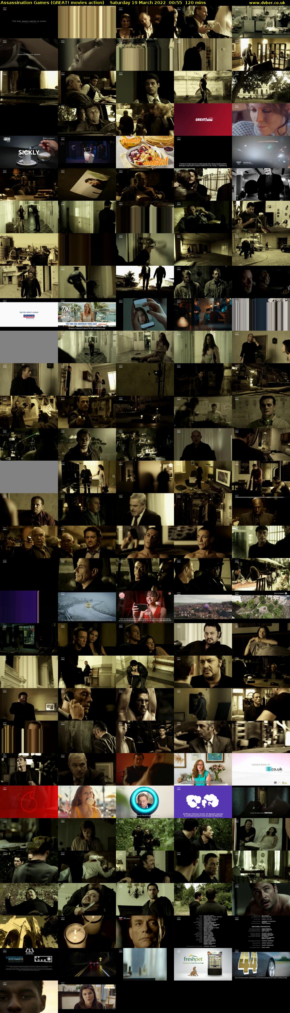 Assassination Games (GREAT! movies action) Saturday 19 March 2022 00:55 - 02:55