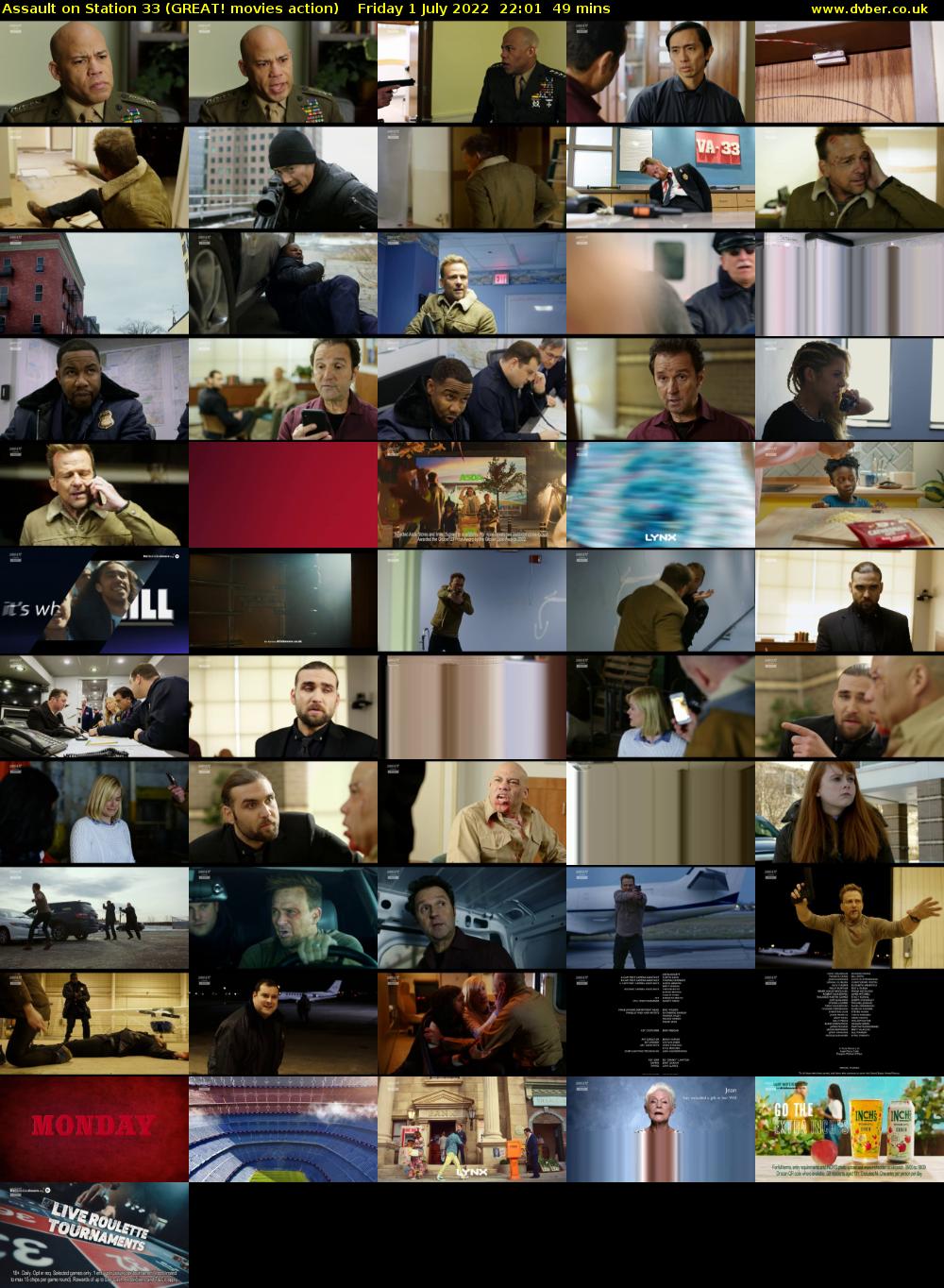 Assault on Station 33 (GREAT! movies action) Friday 1 July 2022 22:01 - 22:50