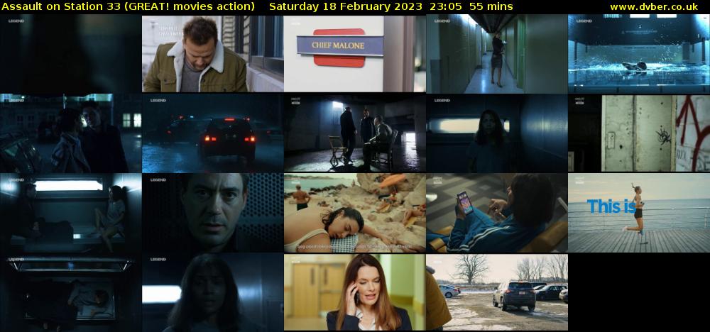Assault on Station 33 (GREAT! movies action) Saturday 18 February 2023 23:05 - 00:00