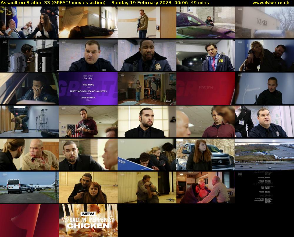 Assault on Station 33 (GREAT! movies action) Sunday 19 February 2023 00:06 - 00:55