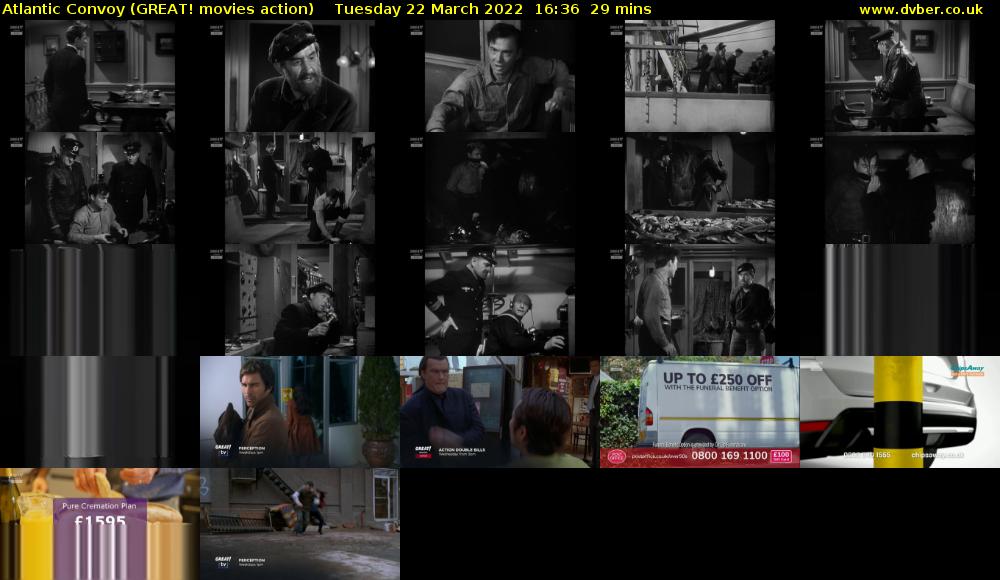 Atlantic Convoy (GREAT! movies action) Tuesday 22 March 2022 16:36 - 17:05