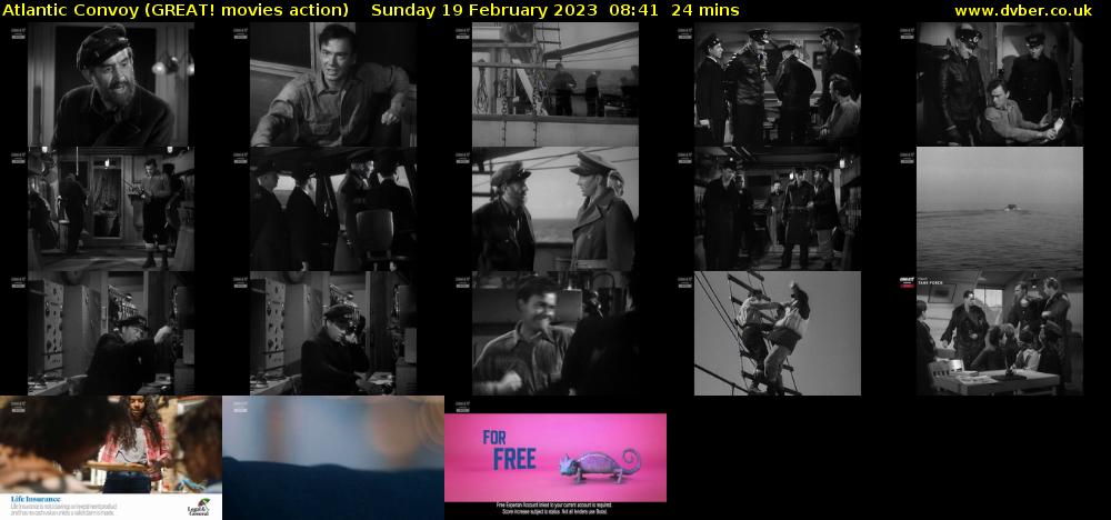 Atlantic Convoy (GREAT! movies action) Sunday 19 February 2023 08:41 - 09:05