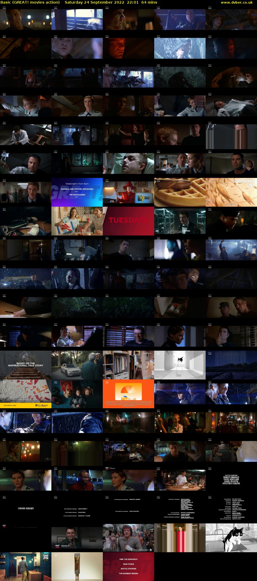 Basic (GREAT! movies action) Saturday 24 September 2022 22:01 - 23:05