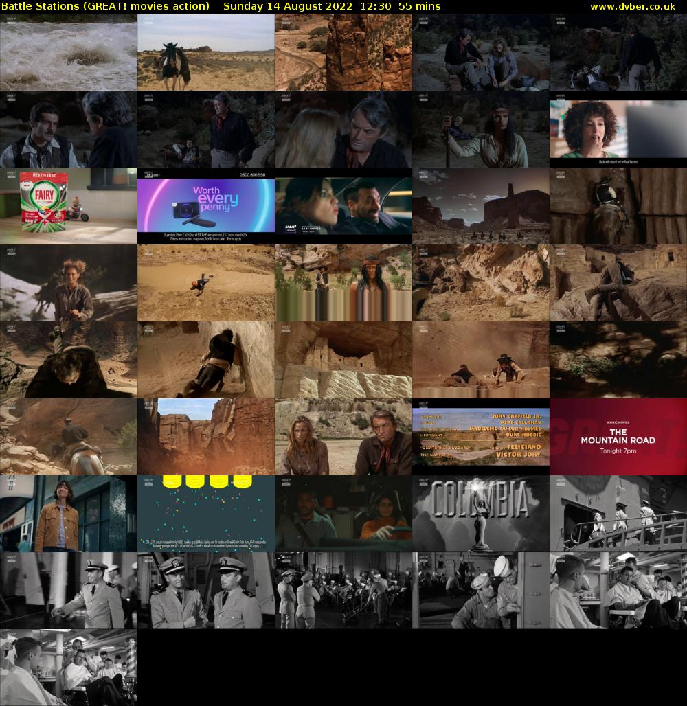 Battle Stations (GREAT! movies action) Sunday 14 August 2022 12:30 - 13:25