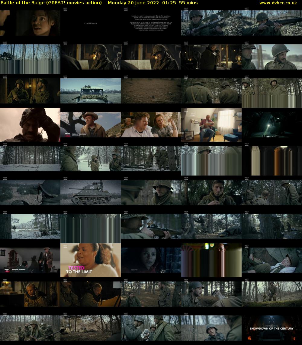 Battle of the Bulge (GREAT! movies action) Monday 20 June 2022 01:25 - 02:20