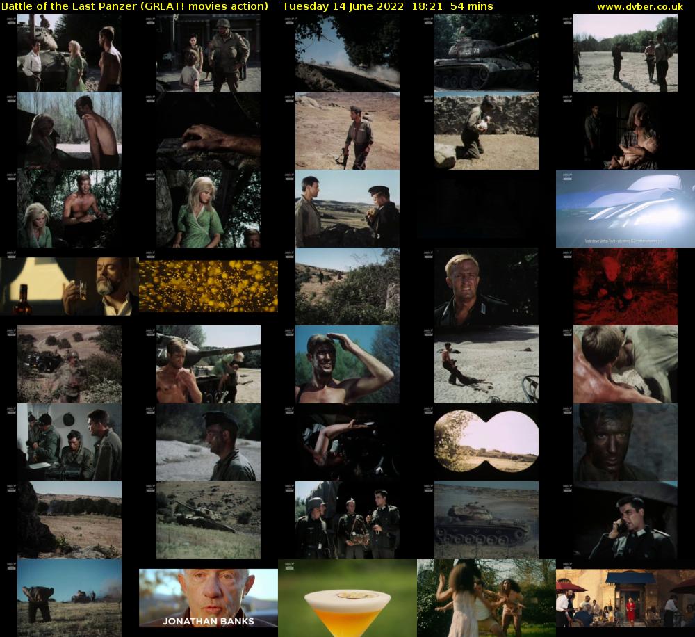 Battle of the Last Panzer (GREAT! movies action) Tuesday 14 June 2022 18:21 - 19:15