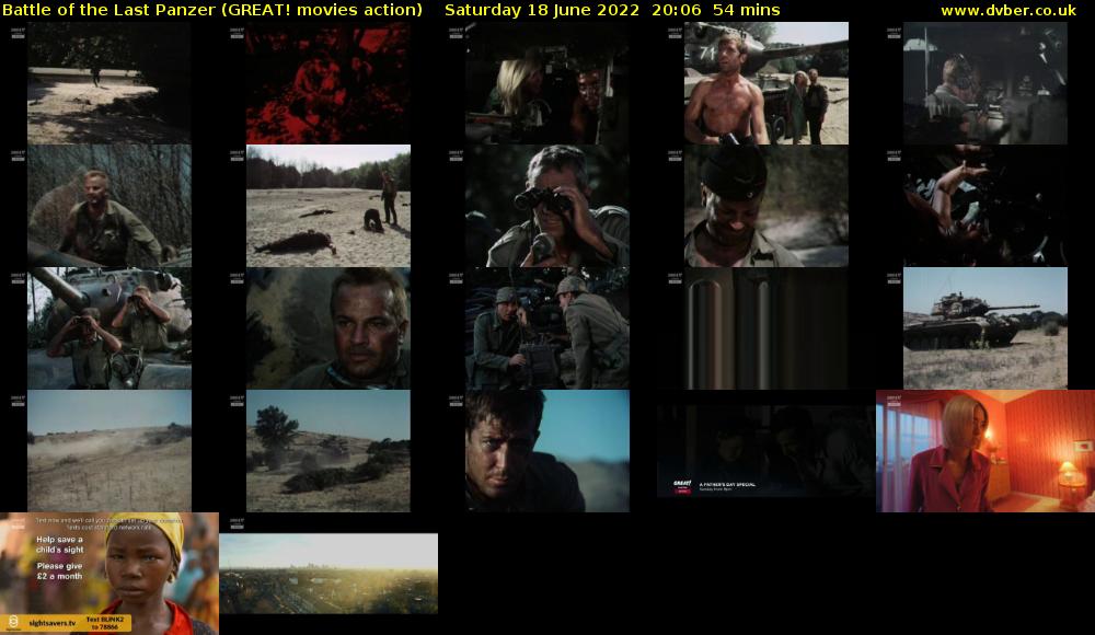 Battle of the Last Panzer (GREAT! movies action) Saturday 18 June 2022 20:06 - 21:00