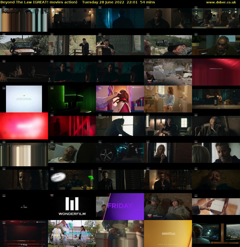 Beyond The Law (GREAT! movies action) Tuesday 28 June 2022 22:01 - 22:55