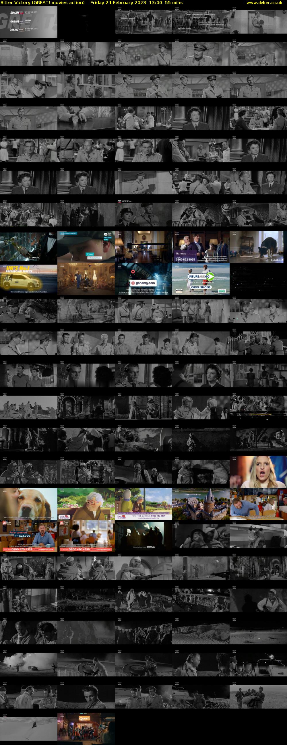 Bitter Victory (GREAT! movies action) Friday 24 February 2023 13:00 - 13:55