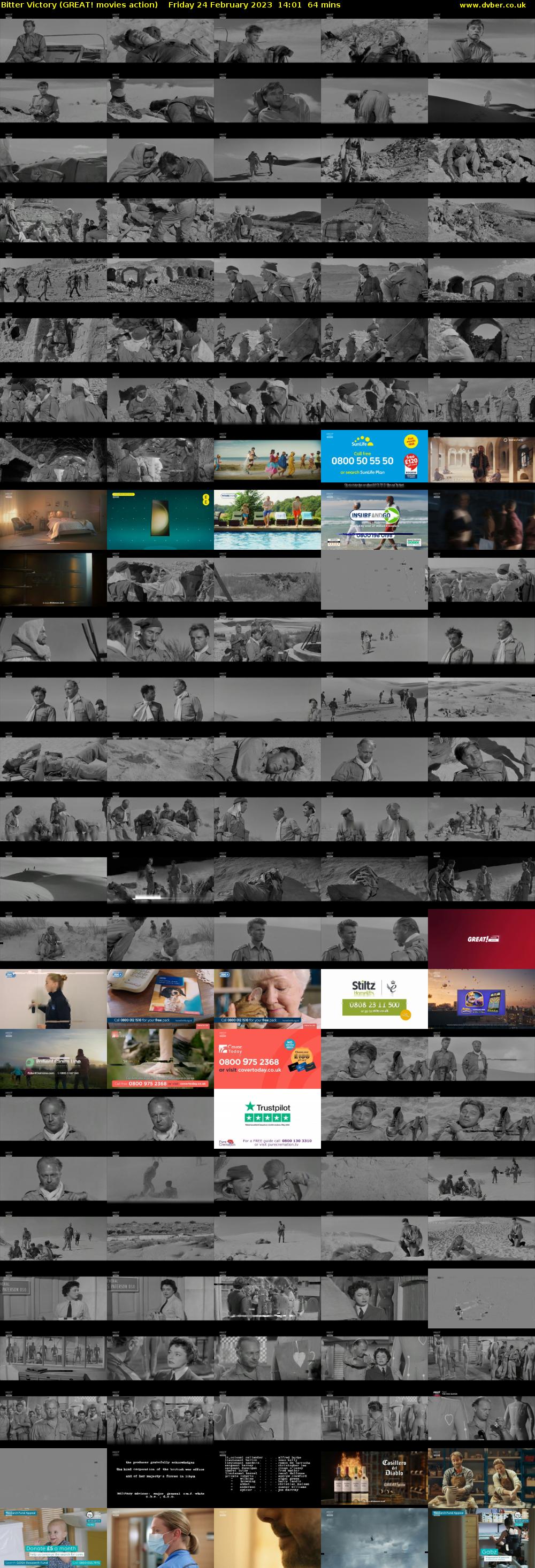 Bitter Victory (GREAT! movies action) Friday 24 February 2023 14:01 - 15:05