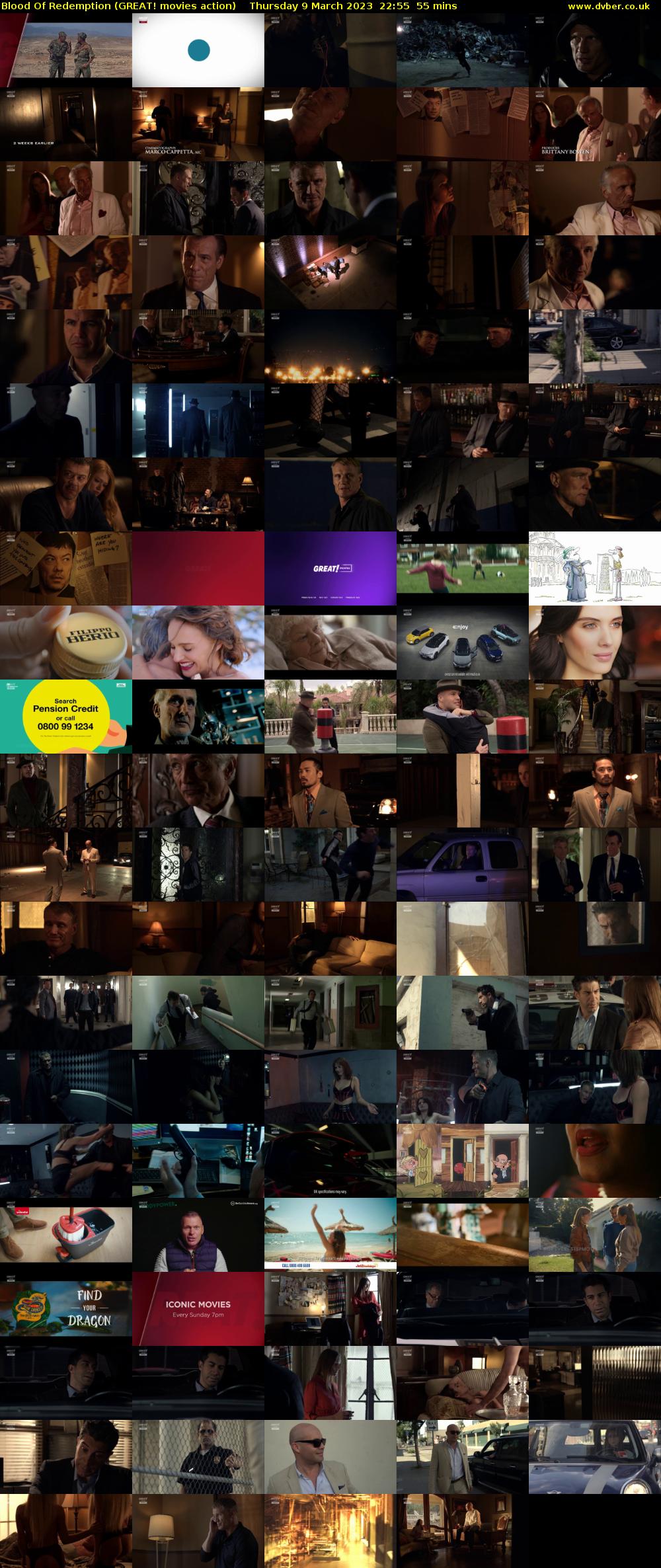 Blood Of Redemption (GREAT! movies action) Thursday 9 March 2023 22:55 - 23:50