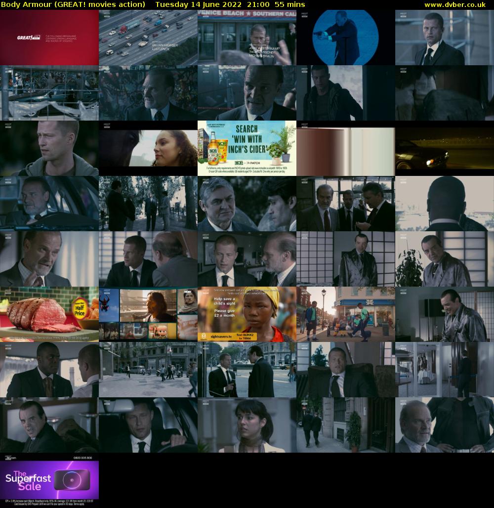 Body Armour (GREAT! movies action) Tuesday 14 June 2022 21:00 - 21:55