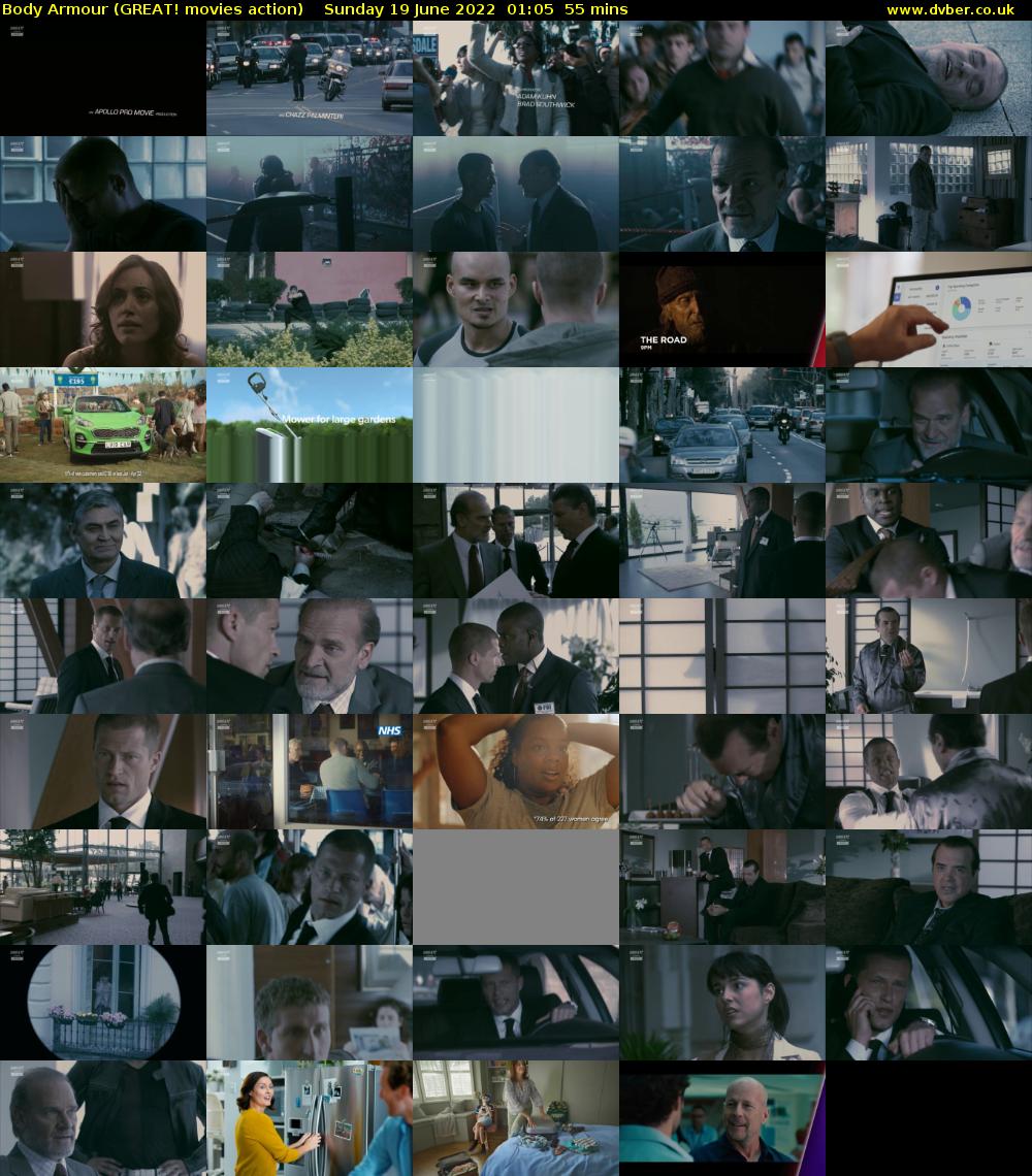 Body Armour (GREAT! movies action) Sunday 19 June 2022 01:05 - 02:00