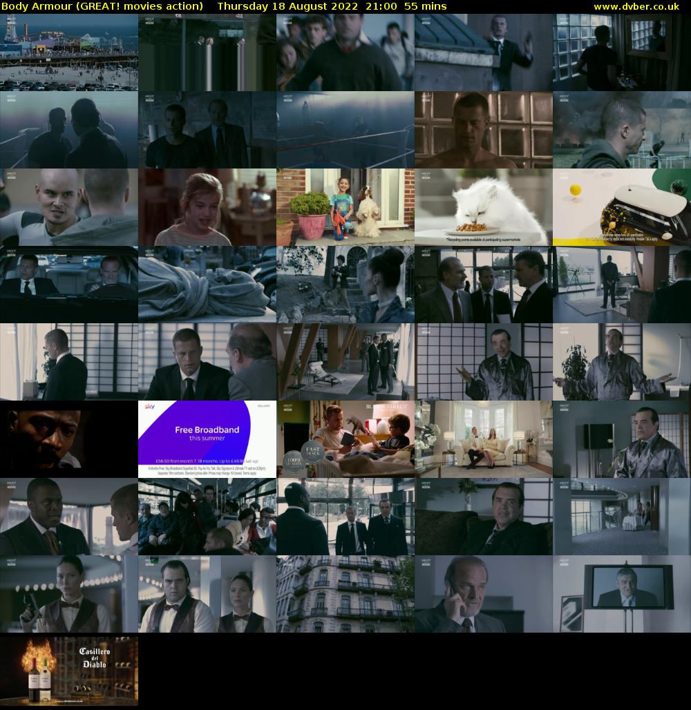 Body Armour (GREAT! movies action) Thursday 18 August 2022 21:00 - 21:55