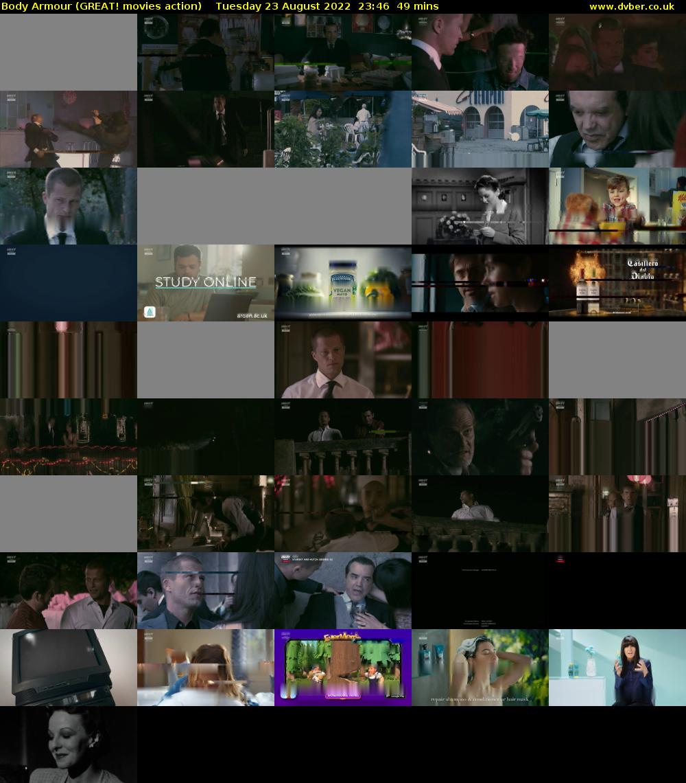 Body Armour (GREAT! movies action) Tuesday 23 August 2022 23:46 - 00:35