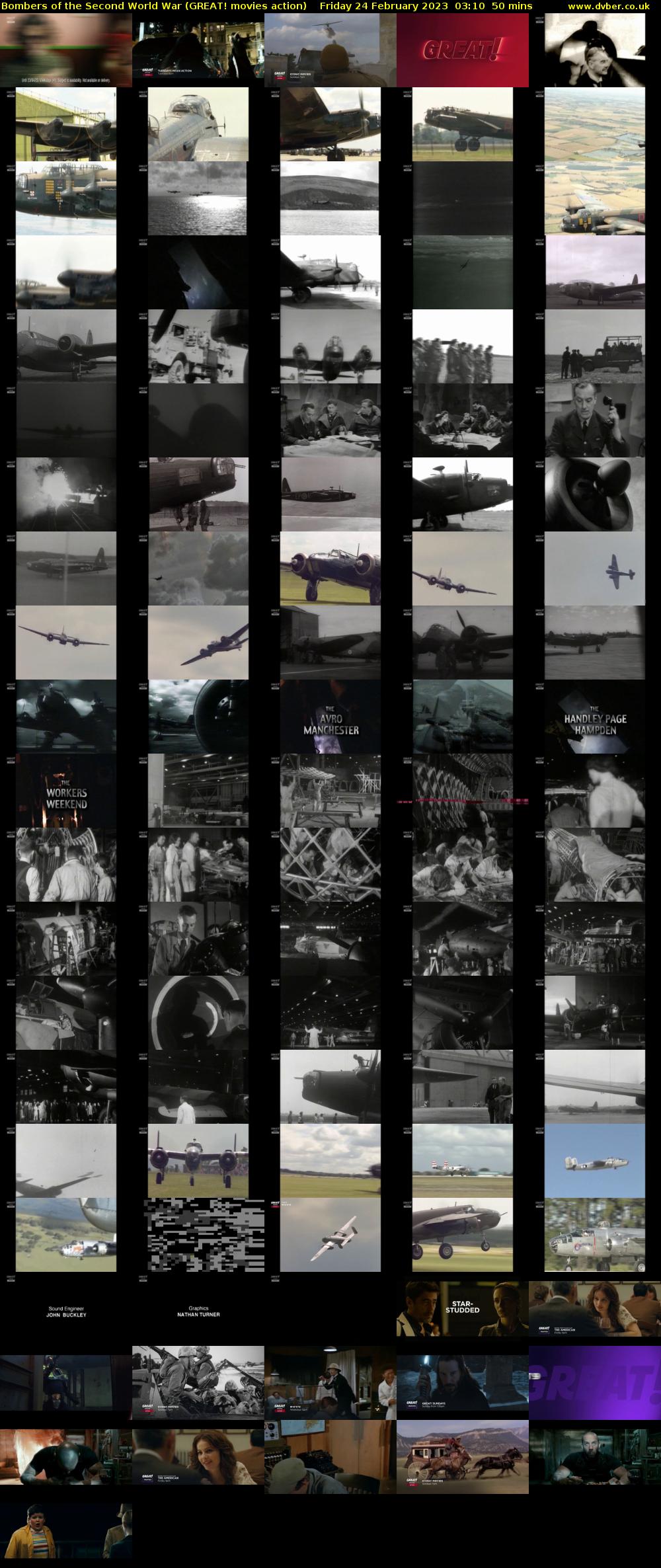 Bombers of the Second World War (GREAT! movies action) Friday 24 February 2023 03:10 - 04:00