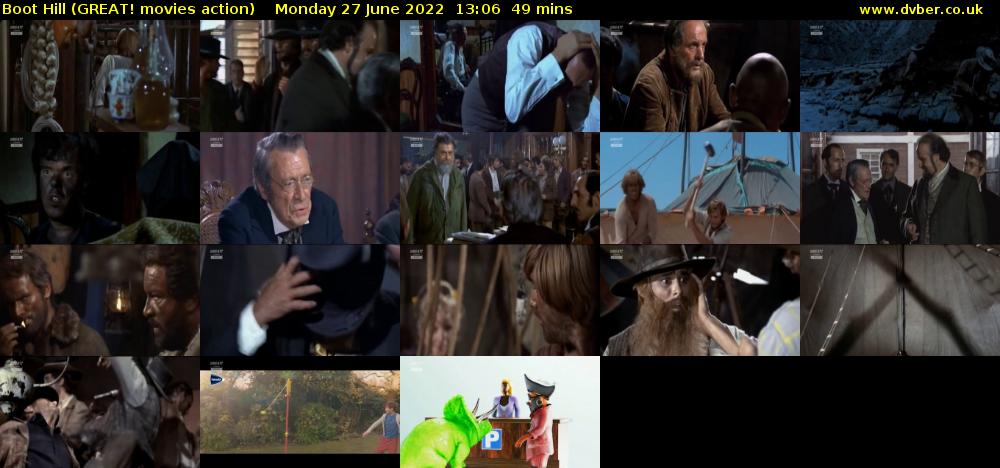 Boot Hill (GREAT! movies action) Monday 27 June 2022 13:06 - 13:55