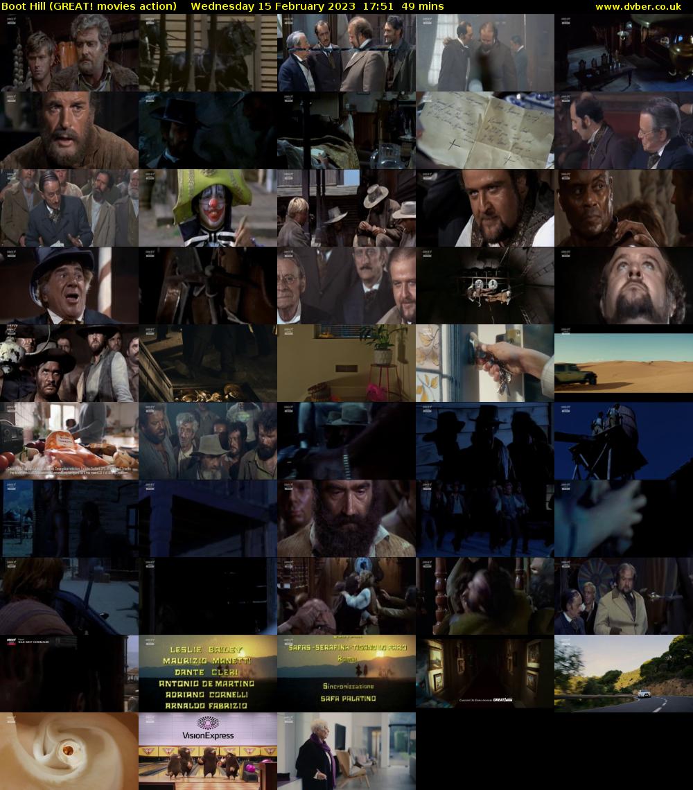 Boot Hill (GREAT! movies action) Wednesday 15 February 2023 17:51 - 18:40