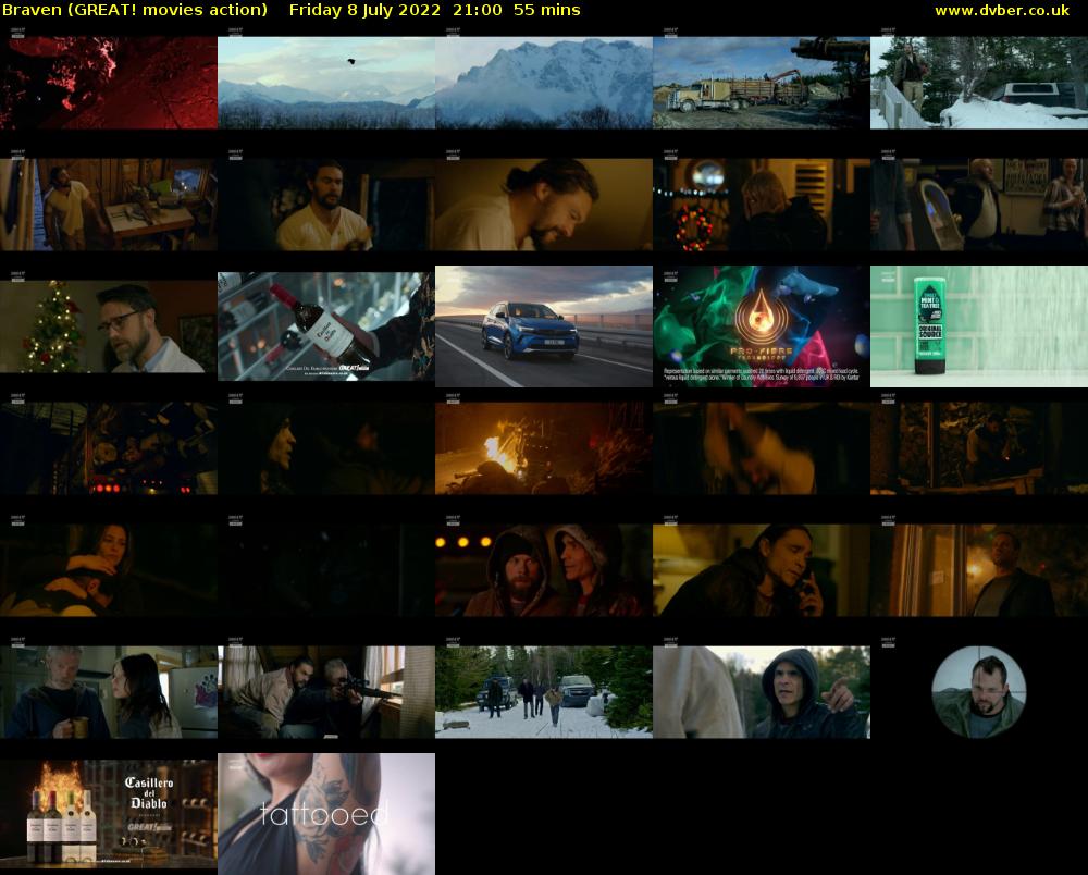 Braven (GREAT! movies action) Friday 8 July 2022 21:00 - 21:55