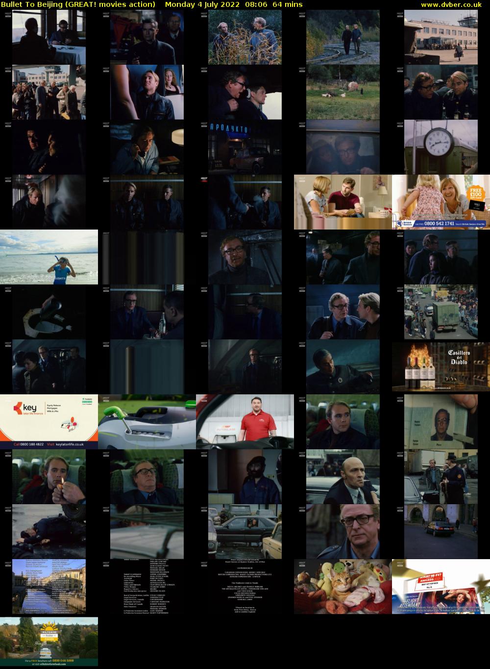 Bullet To Beijing (GREAT! movies action) Monday 4 July 2022 08:06 - 09:10