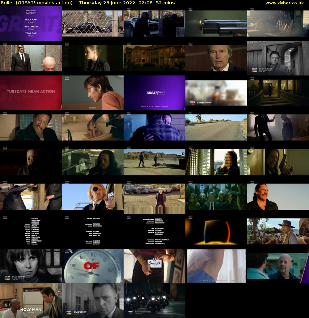 Bullet (GREAT! movies action) Thursday 23 June 2022 02:08 - 03:00