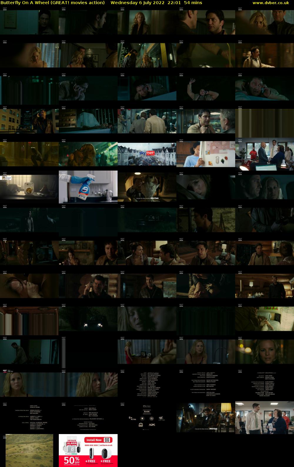 Butterfly On A Wheel (GREAT! movies action) Wednesday 6 July 2022 22:01 - 22:55