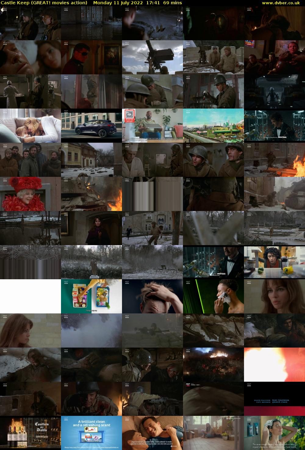 Castle Keep (GREAT! movies action) Monday 11 July 2022 17:41 - 18:50