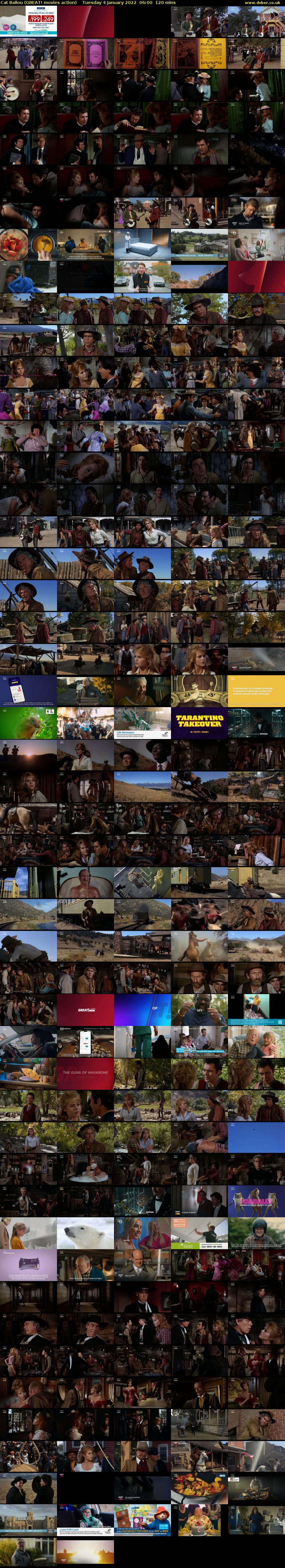 Cat Ballou (GREAT! movies action) Tuesday 4 January 2022 06:00 - 08:00