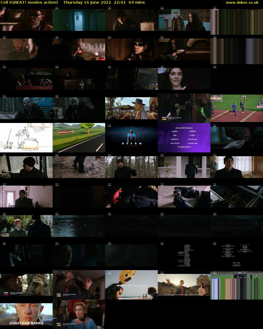 Cell (GREAT! movies action) Thursday 16 June 2022 22:01 - 23:05