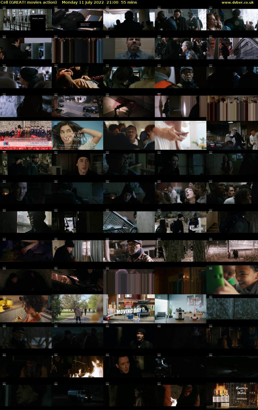 Cell (GREAT! movies action) Monday 11 July 2022 21:00 - 21:55