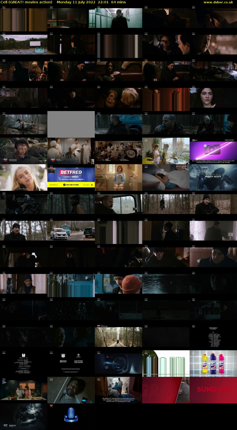 Cell (GREAT! movies action) Monday 11 July 2022 22:01 - 23:05
