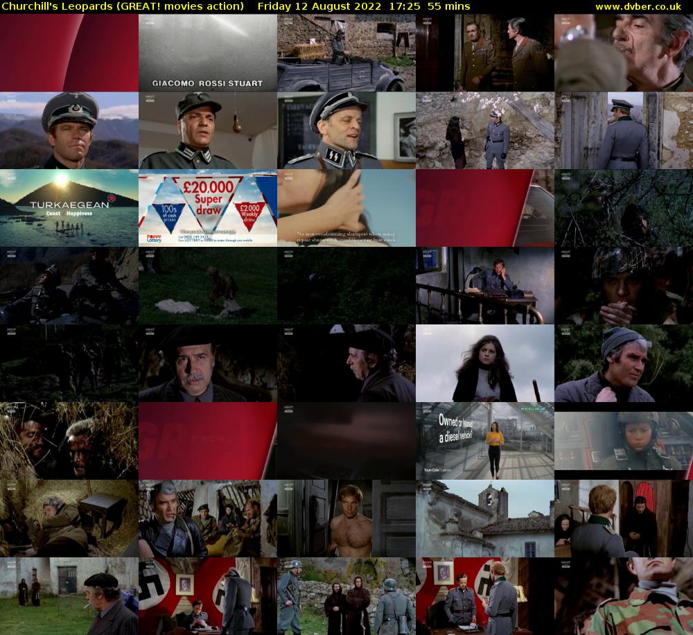 Churchill's Leopards (GREAT! movies action) Friday 12 August 2022 17:25 - 18:20