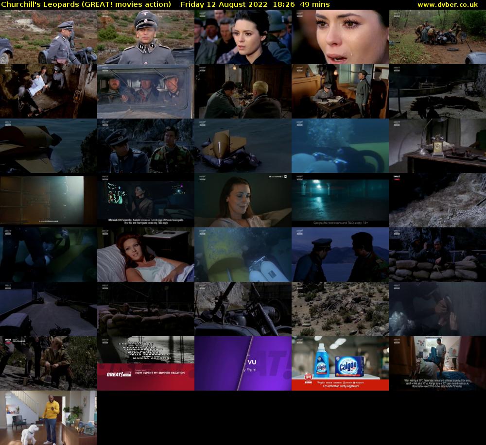 Churchill's Leopards (GREAT! movies action) Friday 12 August 2022 18:26 - 19:15