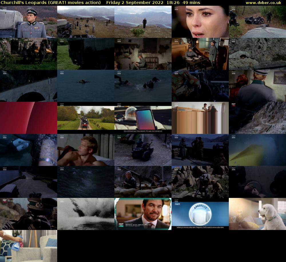Churchill's Leopards (GREAT! movies action) Friday 2 September 2022 18:26 - 19:15
