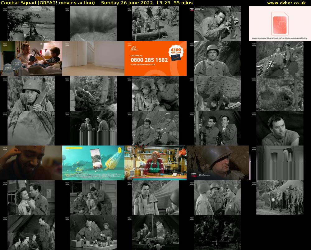 Combat Squad (GREAT! movies action) Sunday 26 June 2022 13:25 - 14:20