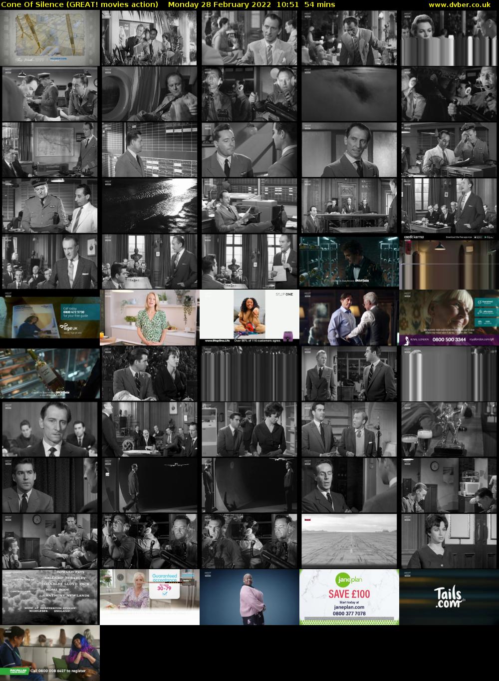 Cone Of Silence (GREAT! movies action) Monday 28 February 2022 10:51 - 11:45