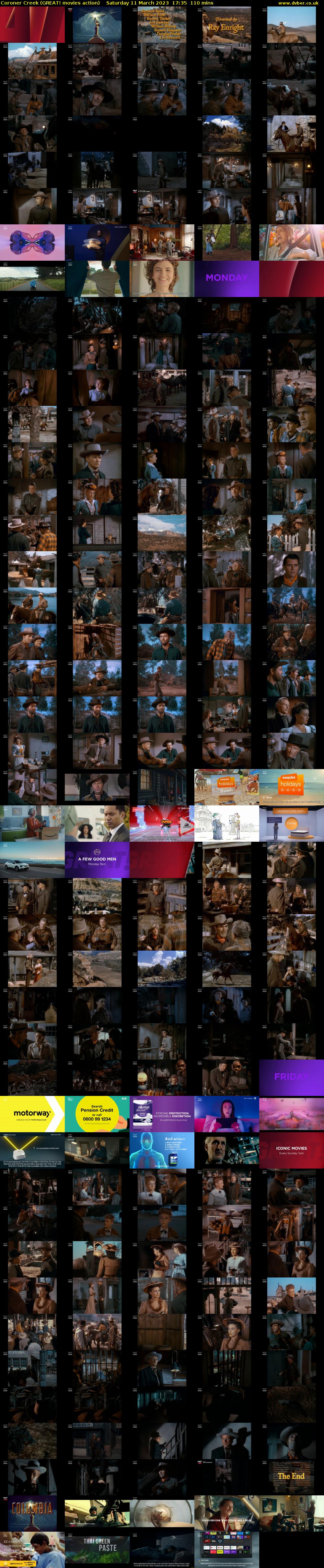 Coroner Creek (GREAT! movies action) Saturday 11 March 2023 17:35 - 19:25