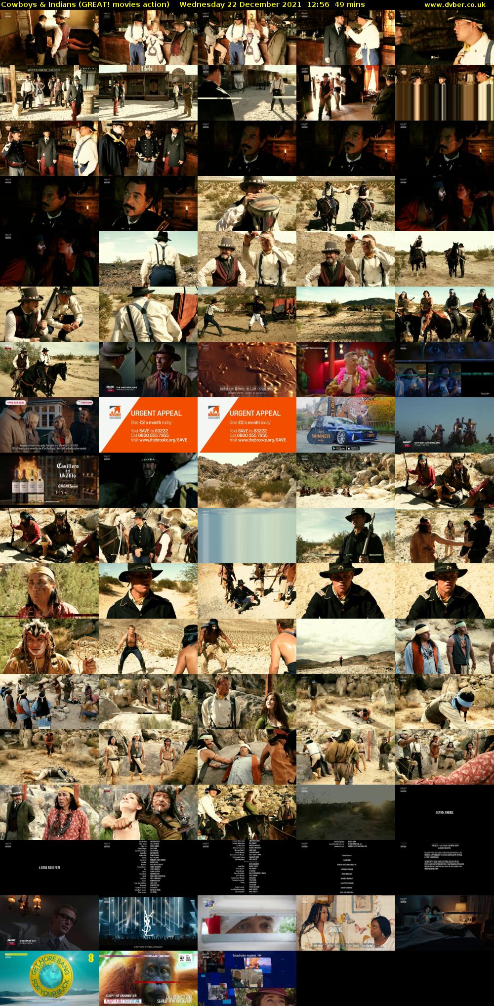 Cowboys & Indians (GREAT! movies action) Wednesday 22 December 2021 12:56 - 13:45