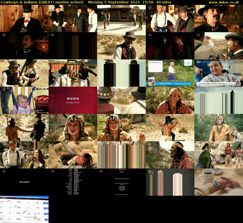 Cowboys & Indians (GREAT! movies action) Monday 5 September 2022 15:56 - 16:45
