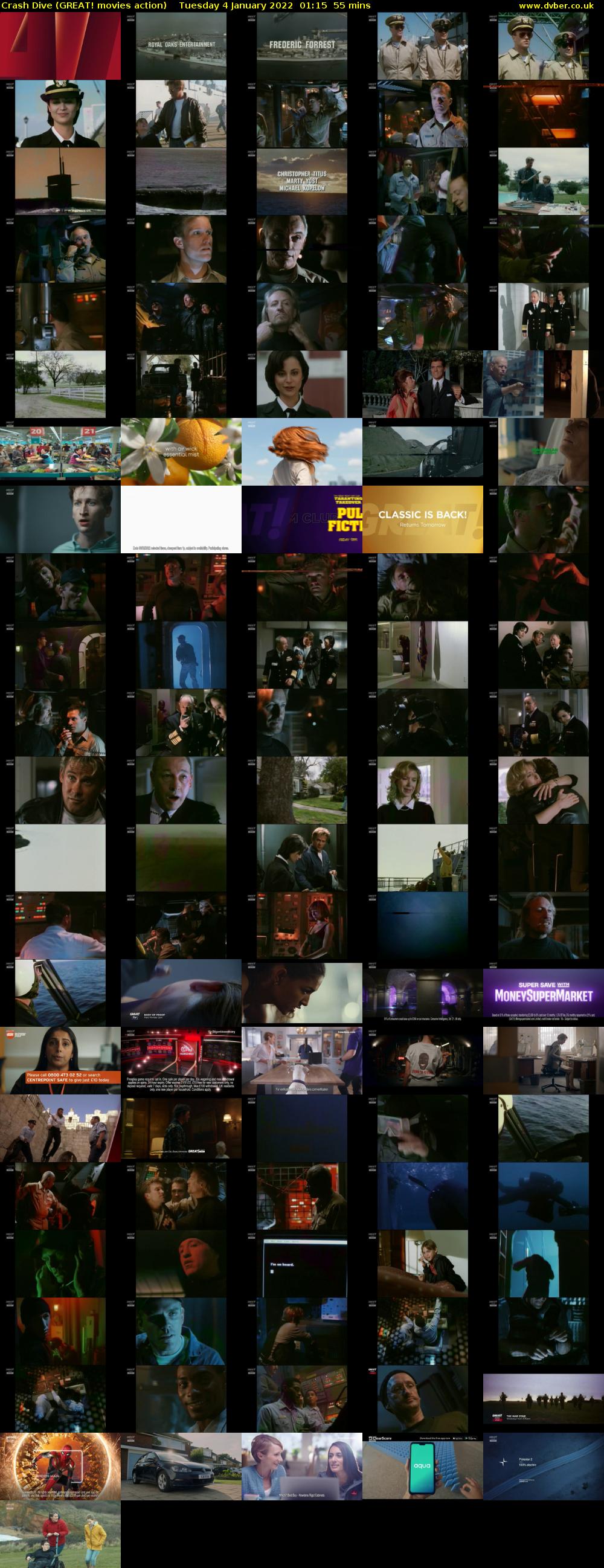 Crash Dive (GREAT! movies action) Tuesday 4 January 2022 01:15 - 02:10