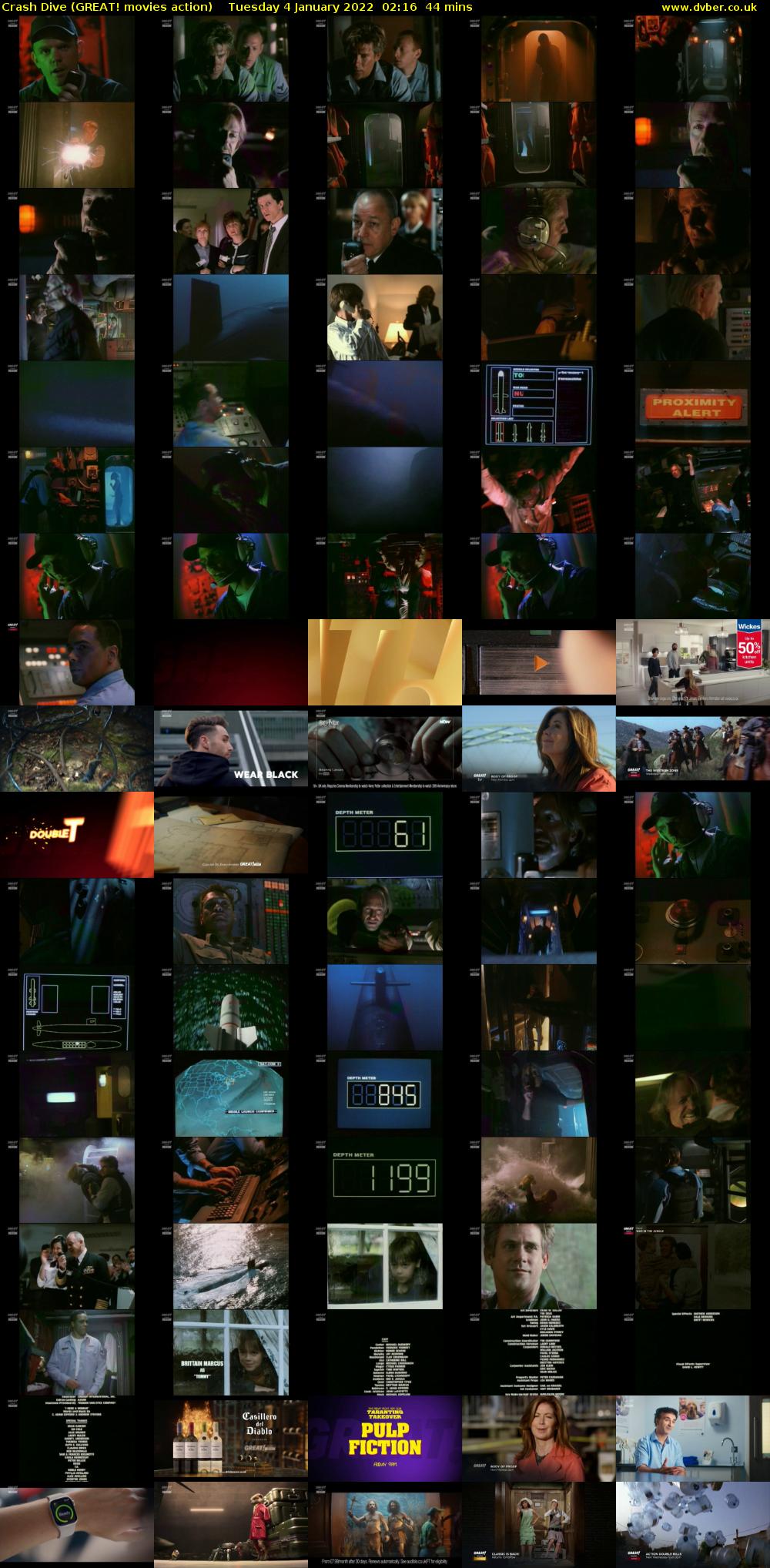 Crash Dive (GREAT! movies action) Tuesday 4 January 2022 02:16 - 03:00
